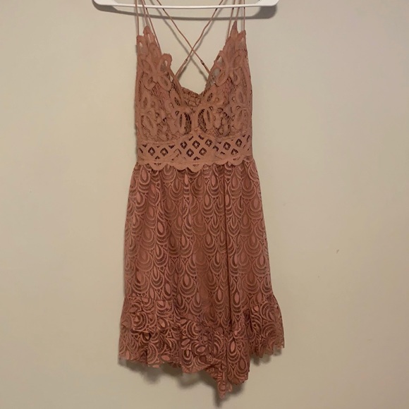 Free People Dress, size Medium, color Rose, NEW - Picture 4 of 4